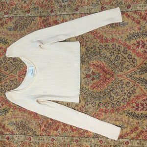 3.1 Philip Lim crop wool sweater cream size XS